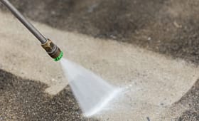 pressure washing